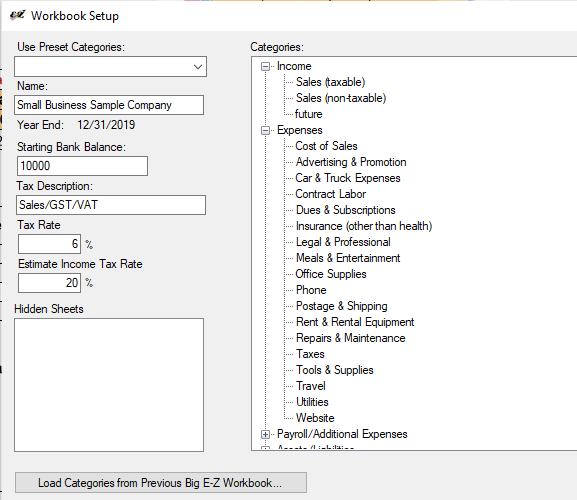 Categories - Desktop